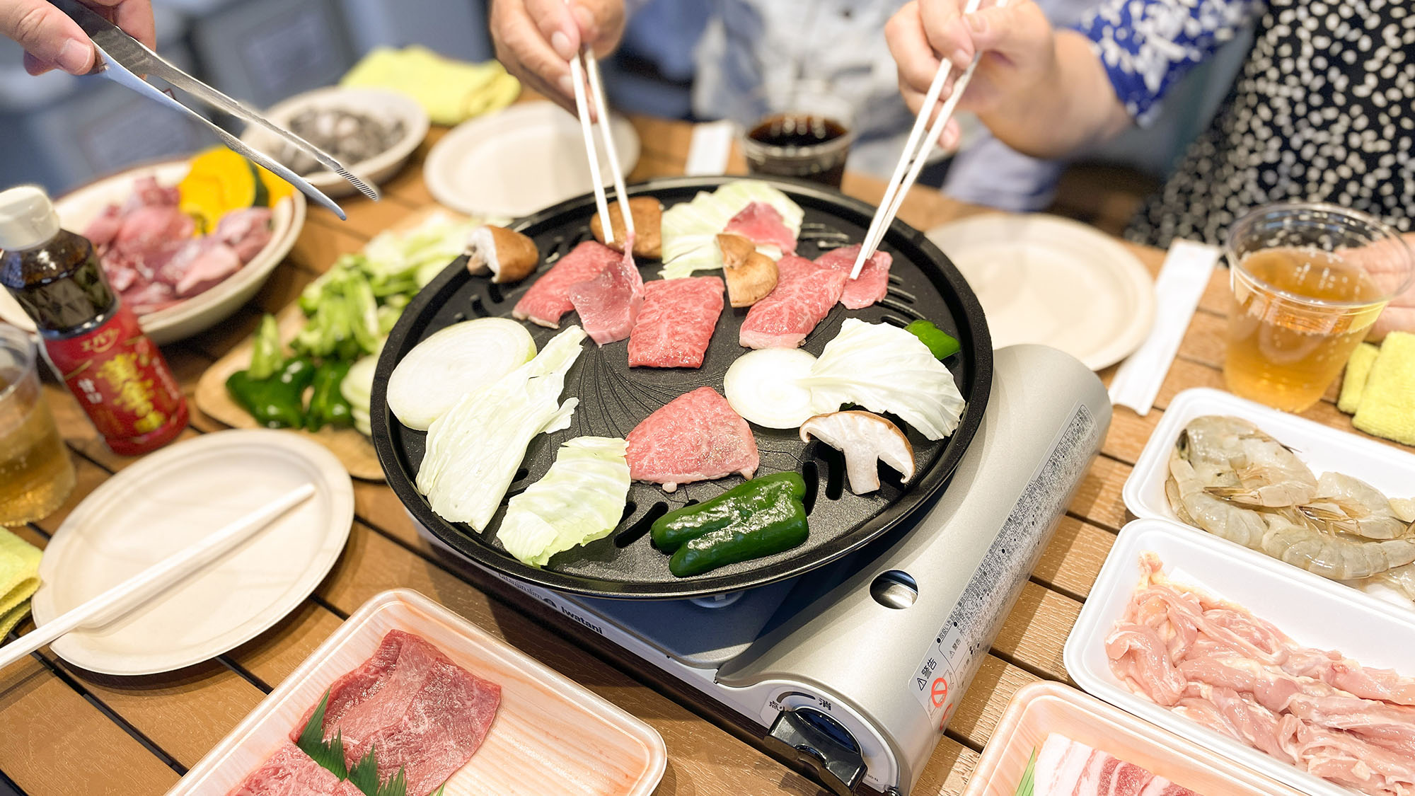 ・【BBQ】食材とお飲み物をご準備いただければBBQも楽しめます