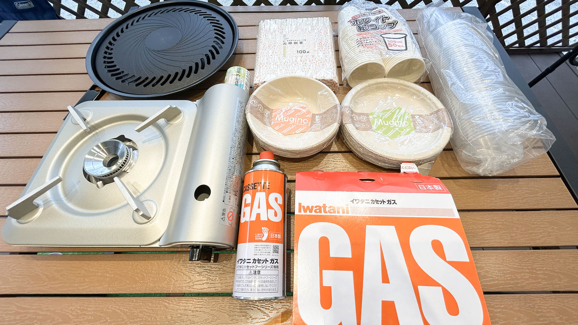 ・【BBQセット一式】必要なセットもあるので便利！材料だけ準備すればすぐにBBQができます