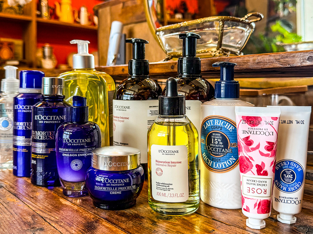【アメニティ】ロクシタンのアメニティで旅先でも特別なケアを。
