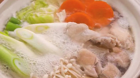 ほっこり温まる小鍋付き