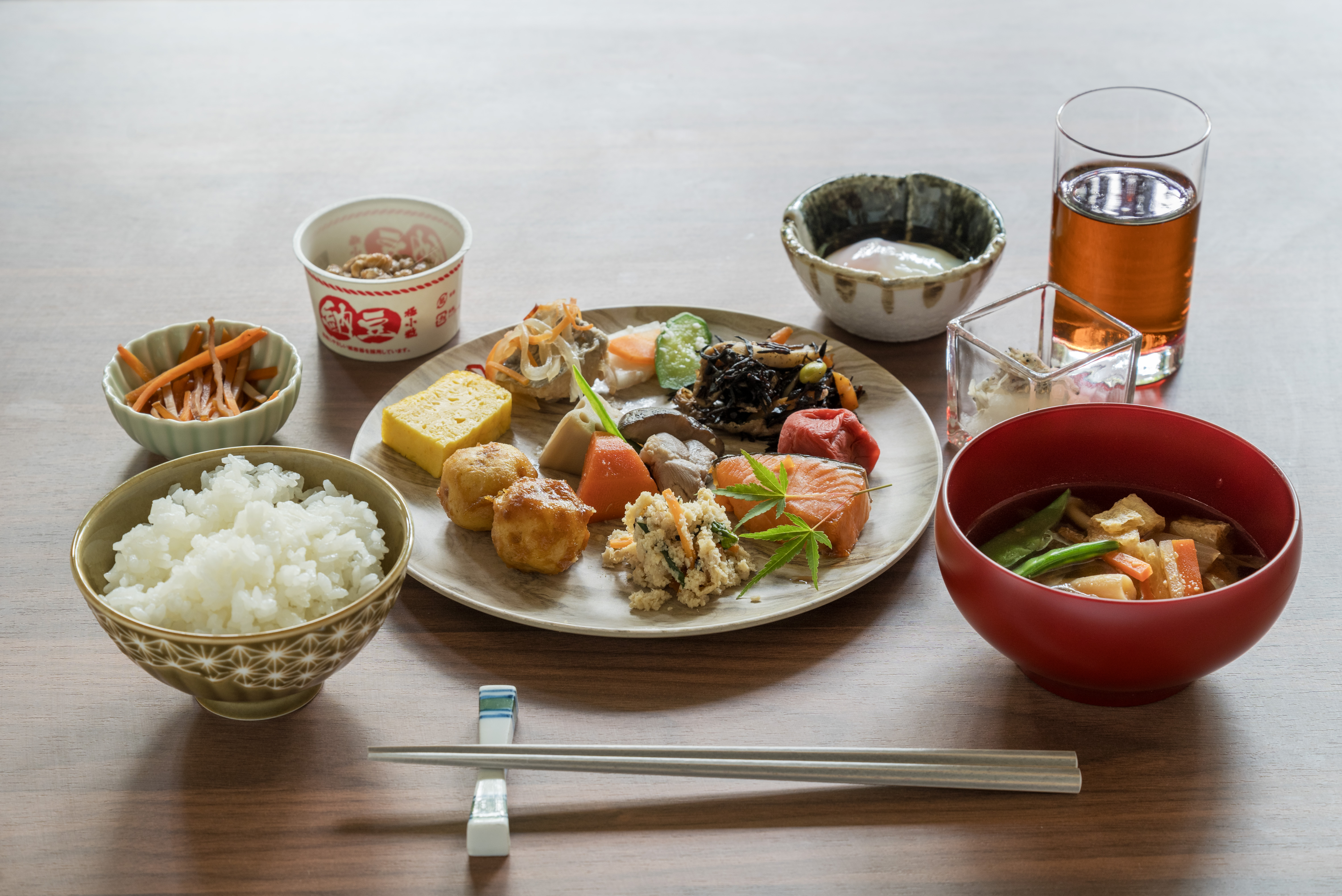 盛り付け例：和食メイン