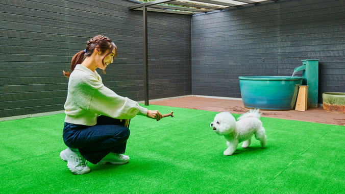 【楽天限定タイムセール】【1泊2食付】館内どこでも一緒！客室には愛犬専用のドッグラン＆露天風呂付