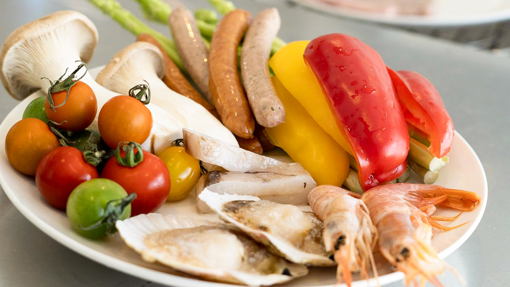 ・【BBQ】新鮮な海鮮や地元の島野菜など、食材はお好きなものをご用意ください