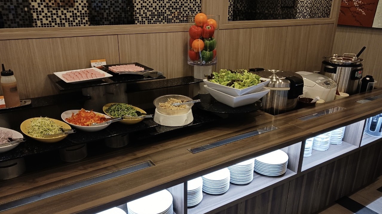 朝食バイキング