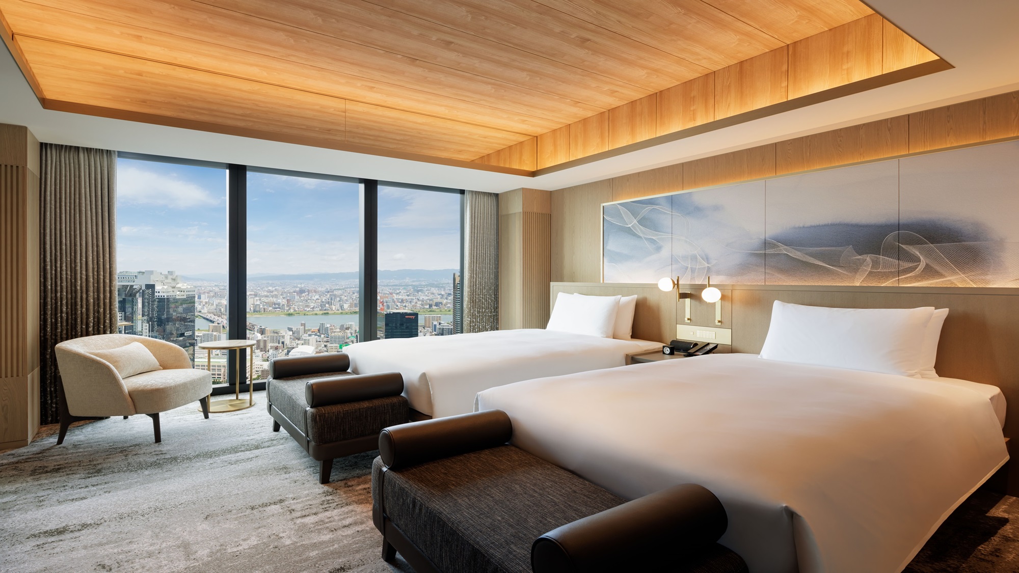 THE OSAKA STATION HOTEL, Autograph Collection(部屋(ベッドルーム))