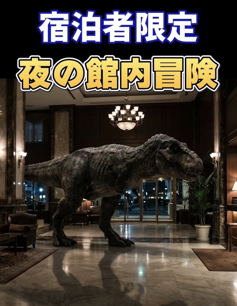【一泊二食付き】★GW限定 恐竜ホテルに泊まろう！★プラン