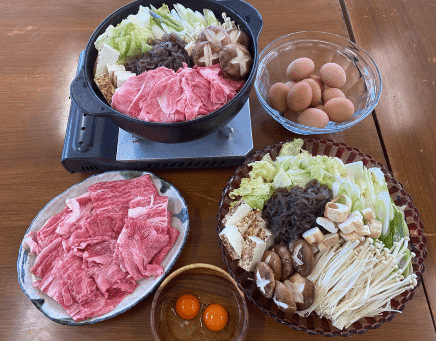 【冬期限定】岩津ネギを食べよう!但馬牛すき焼きプラン