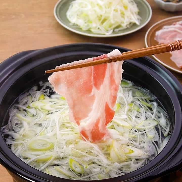 【冬期限定】岩津ネギを食べよう!八鹿豚しゃぶしゃぶプラン