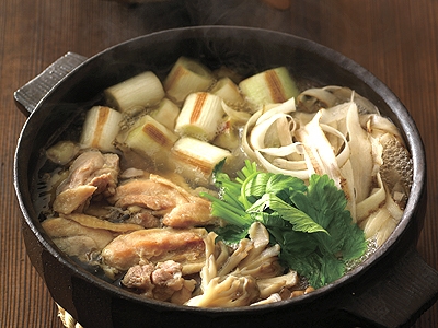 【冬期限定】岩津ネギを食べよう!焼き霜但馬鶏鍋プラン