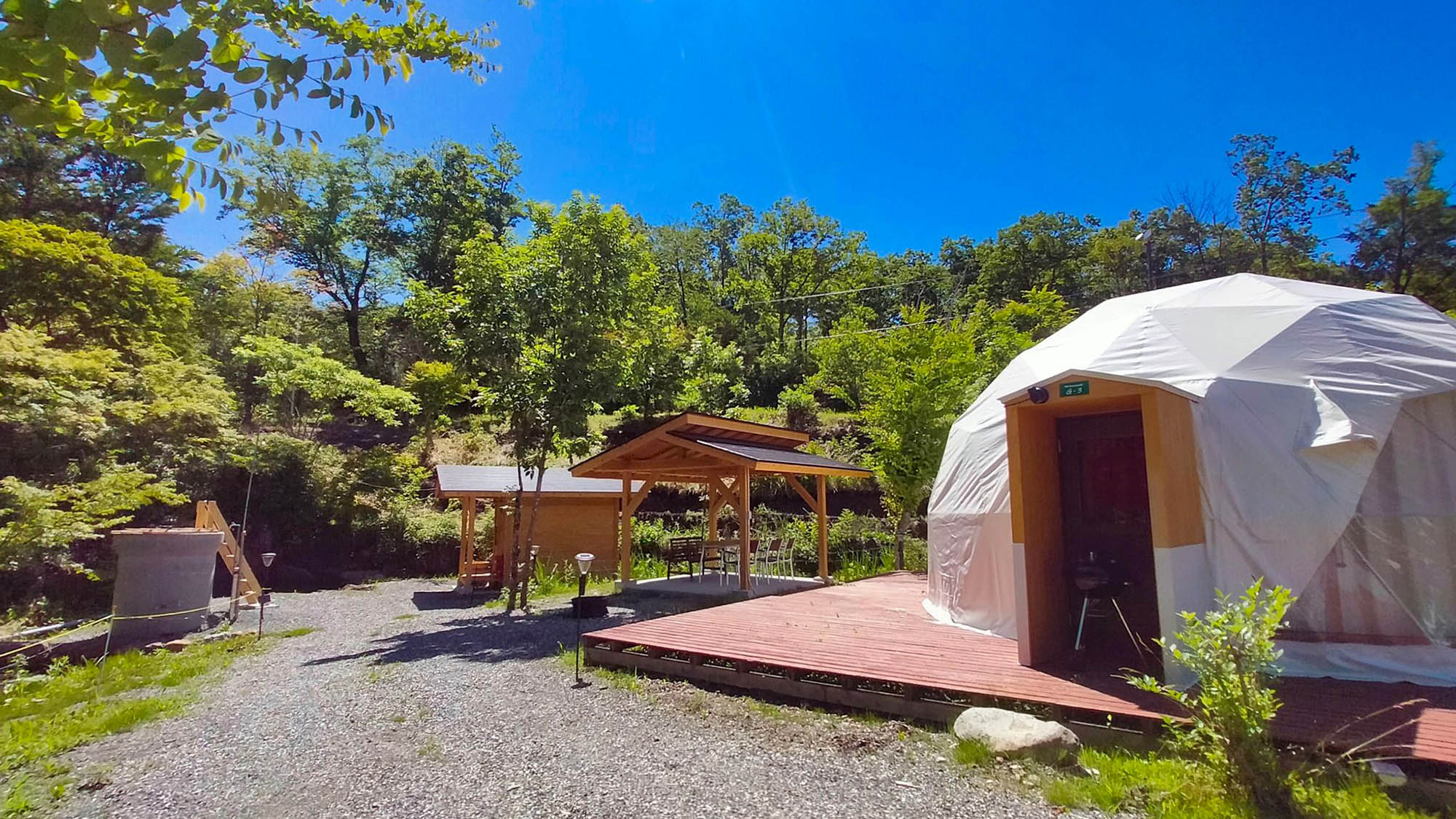 ・【G3】自然の恵みが溢れる白馬村。暖かい時期は新緑の中で気持ち良く過ごせます