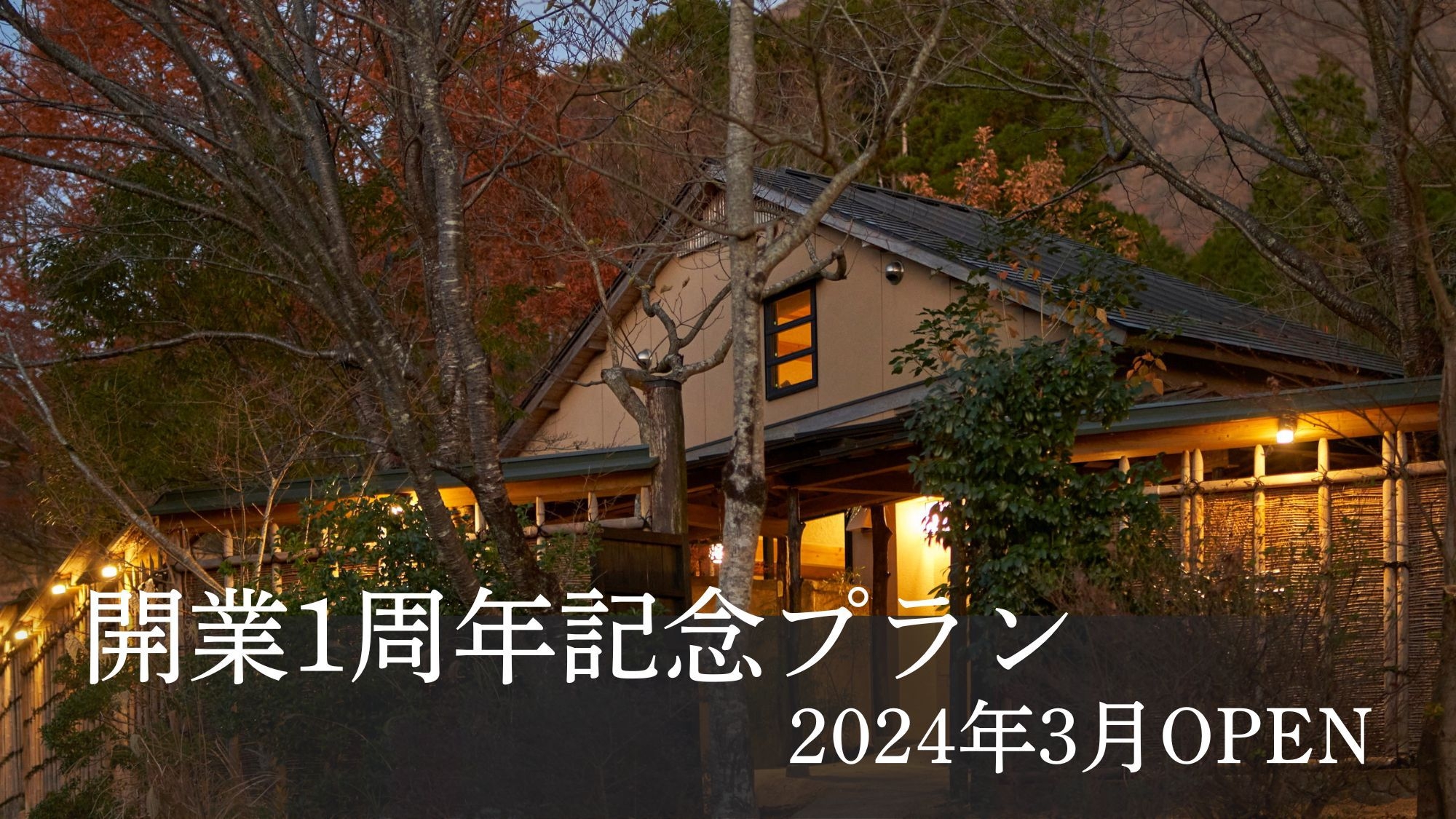 【開業記念プラン】2024年3月グランドOPEN記念(2食付)