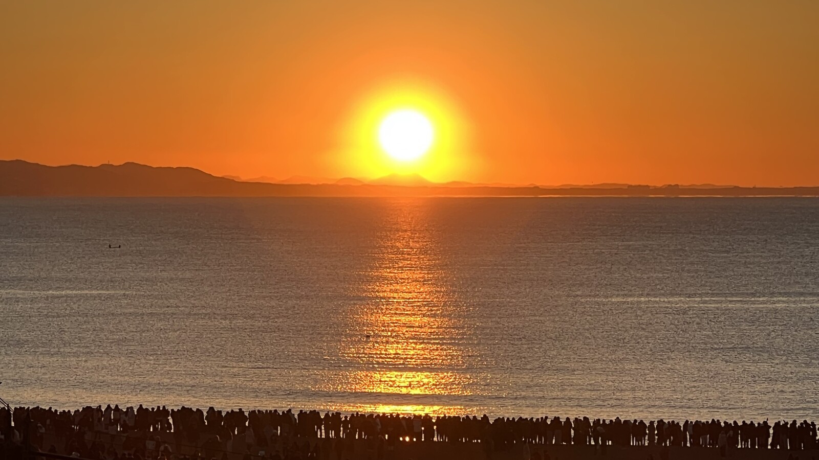 屋上からの初日の出