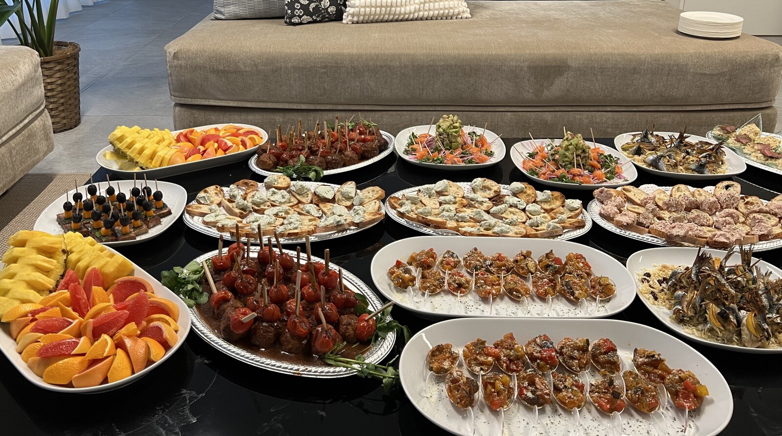 部屋までシェフ料理サービス