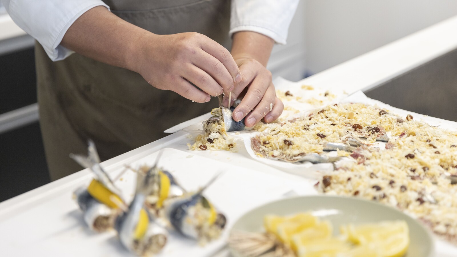 部屋までシェフ料理サービス