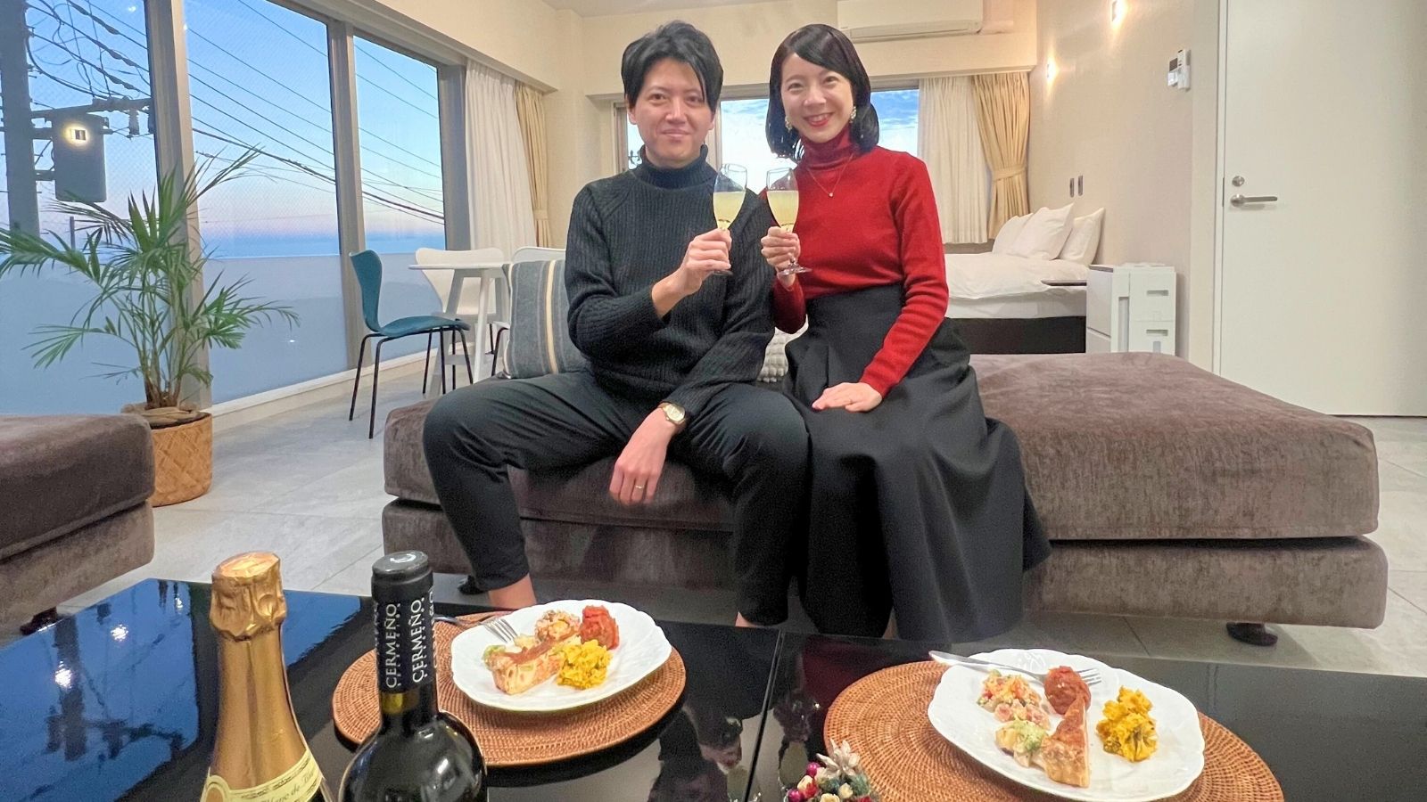 特別な日はふたりきりで乾杯♪