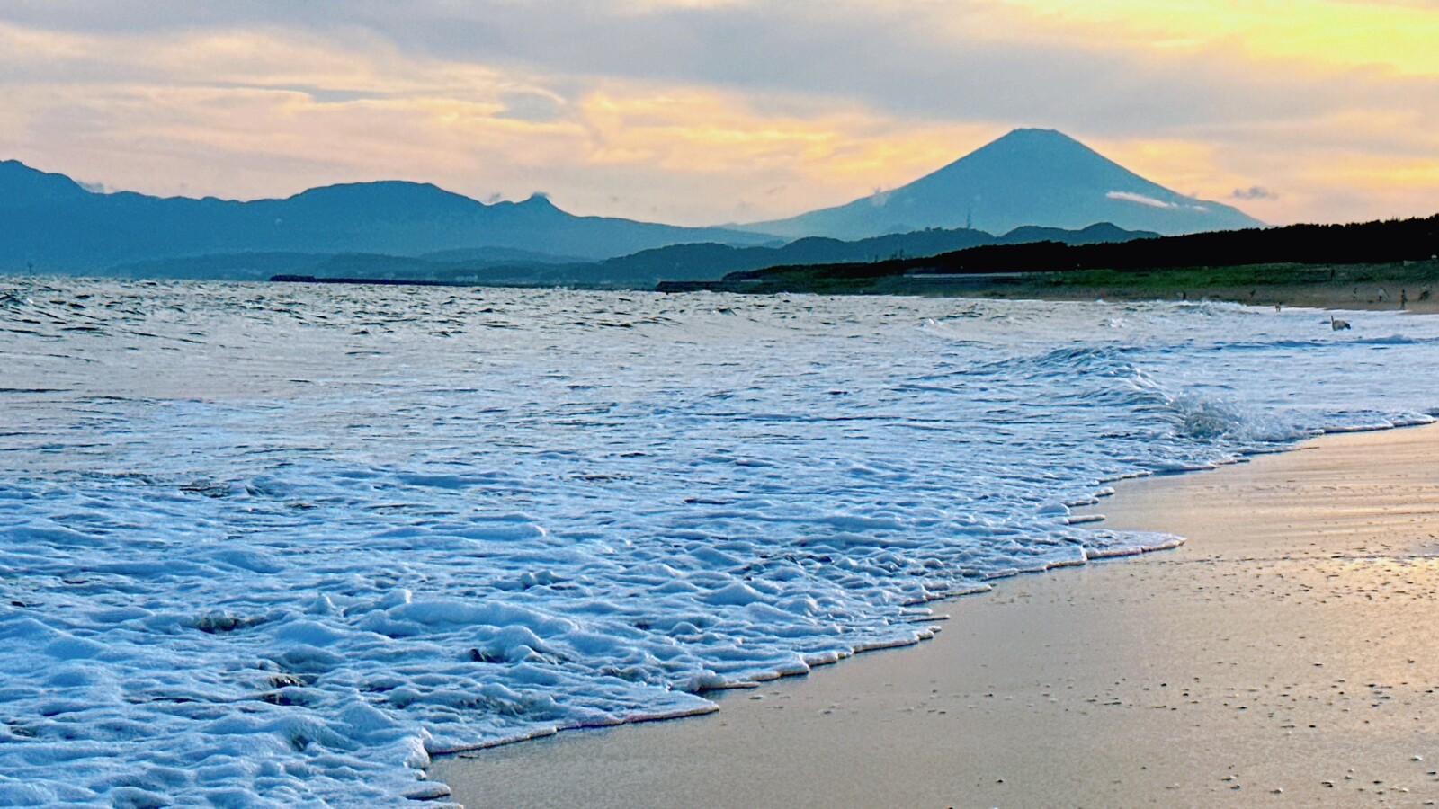 周辺観光　西浜夕日