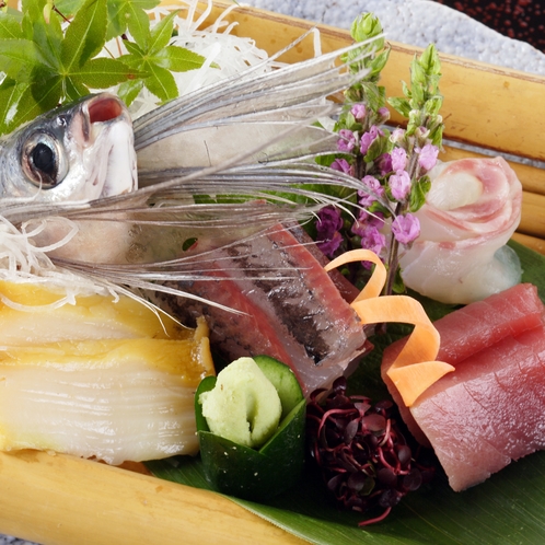 日本海の鮮魚「お造り」