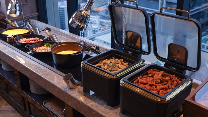 【朝食ビュッフェ付】和食職人とのコラボメニュー〇40階最上階SKY DINING UOMAN