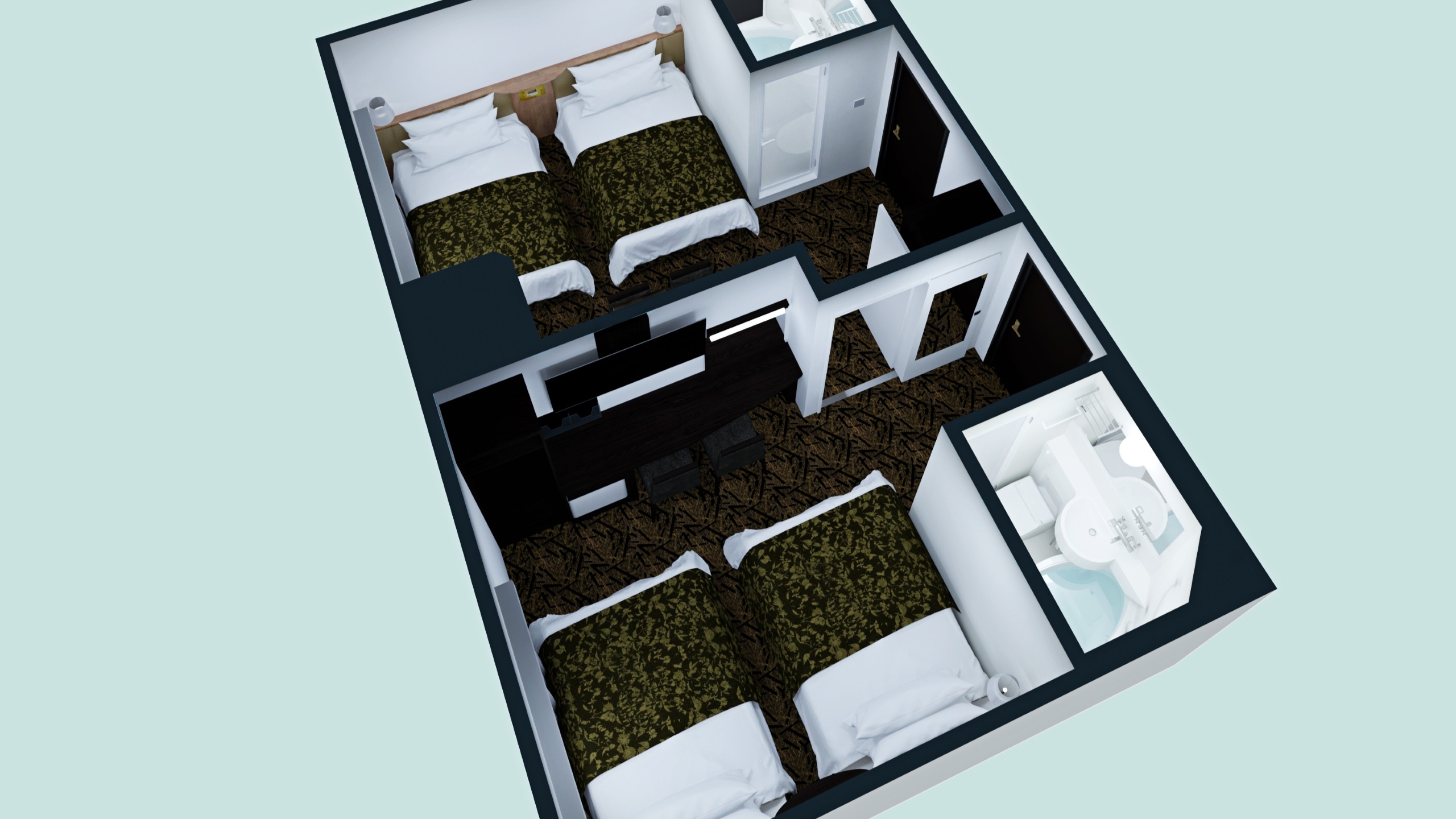 T-Tコネクトフォースルーム　俯瞰図