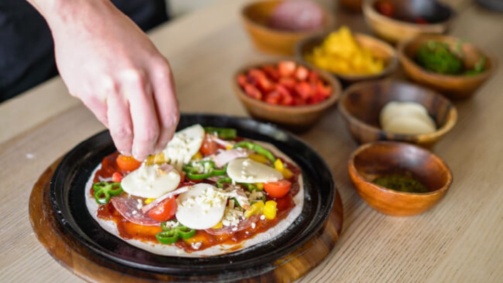 手作りピザ体験