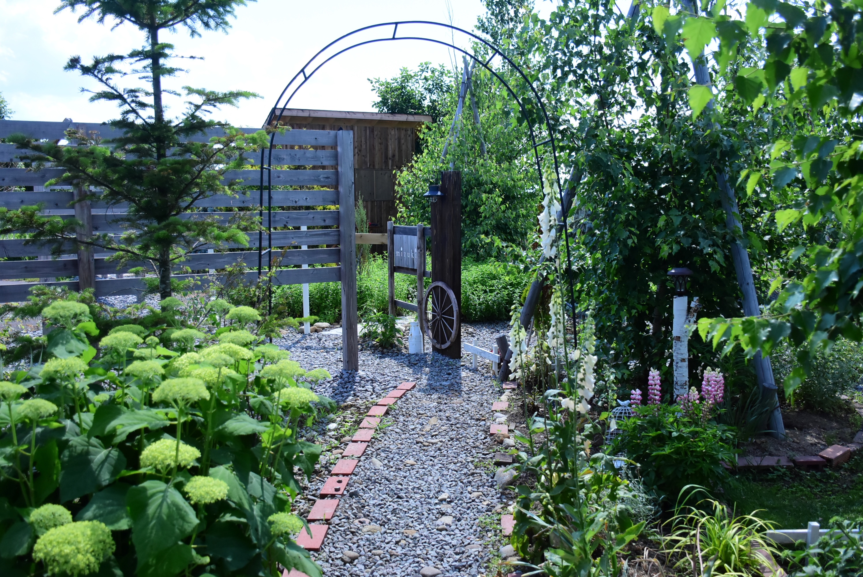 【Garden】アプローチを散策も可能