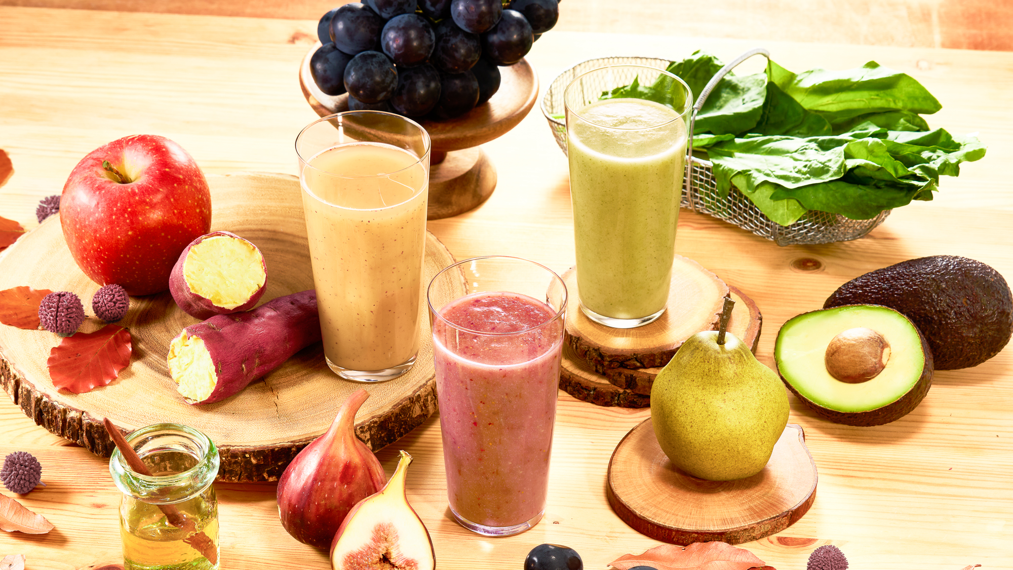 【秋限定】秋の味覚をぎゅっと詰め込んだ、こだわりスムージー