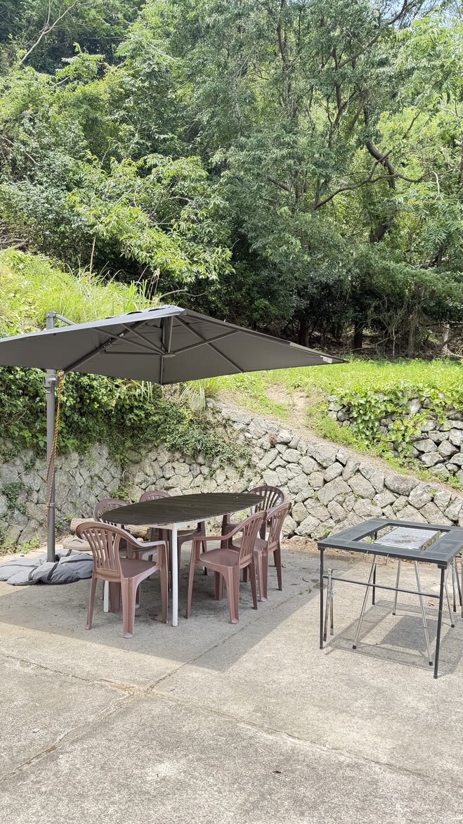 【1〜5名様予約料金プラン／一棟貸し】翌日は12時迄！高台から海を眺め、のんびりBBQ！