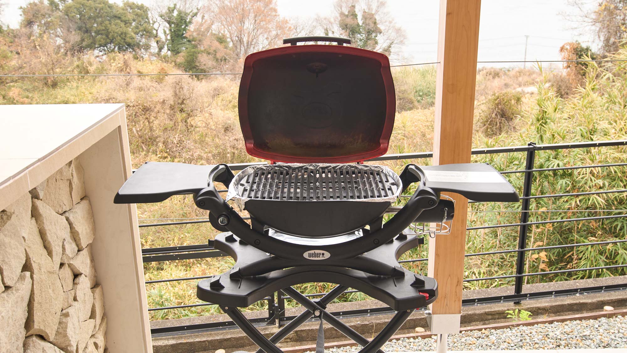 BBQ機材レンタルセット有り（有料オプション）