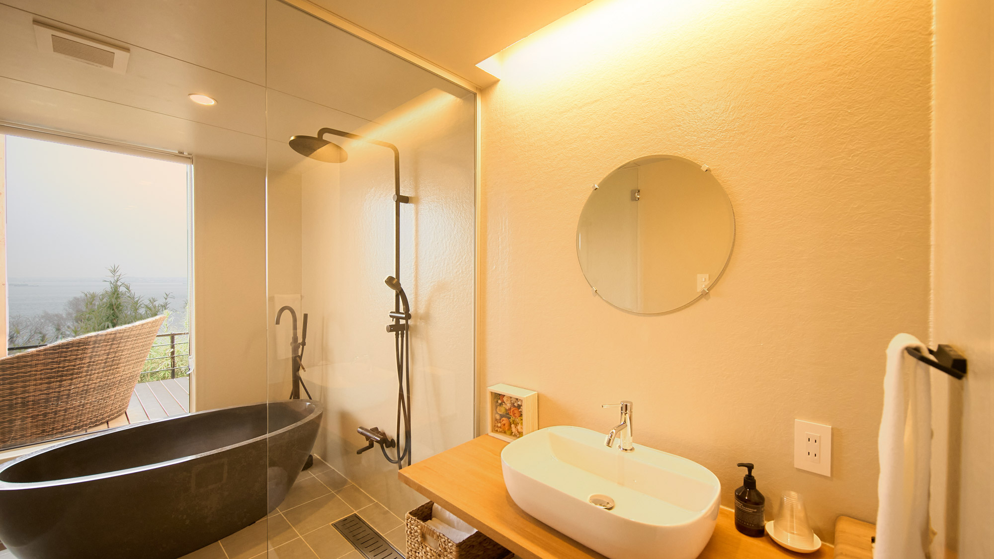 【チャングー】眺めの良いバスルーム