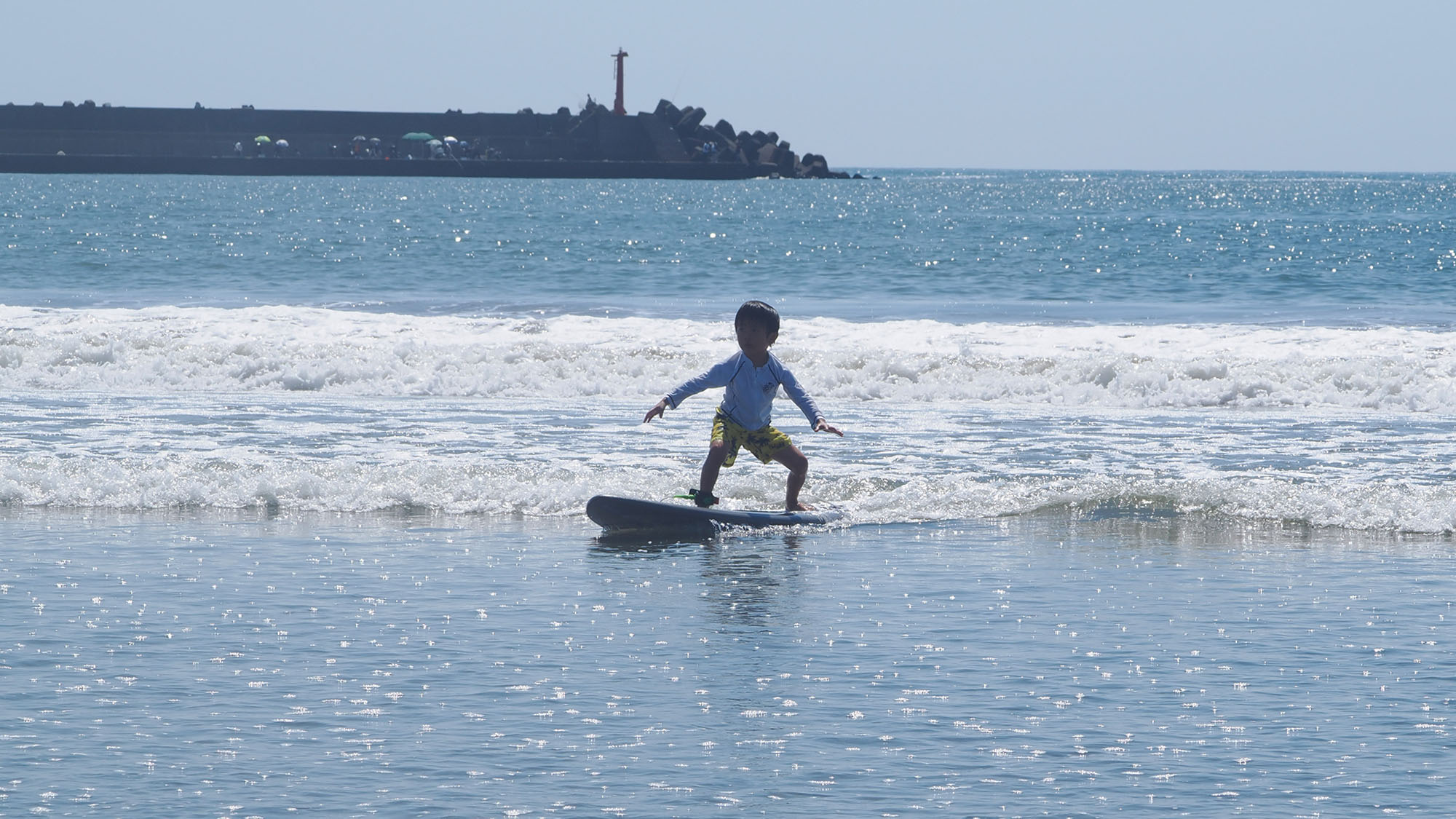 ・【海】お子様向けのレンタルボードのございます。家族皆で海に親しんでください