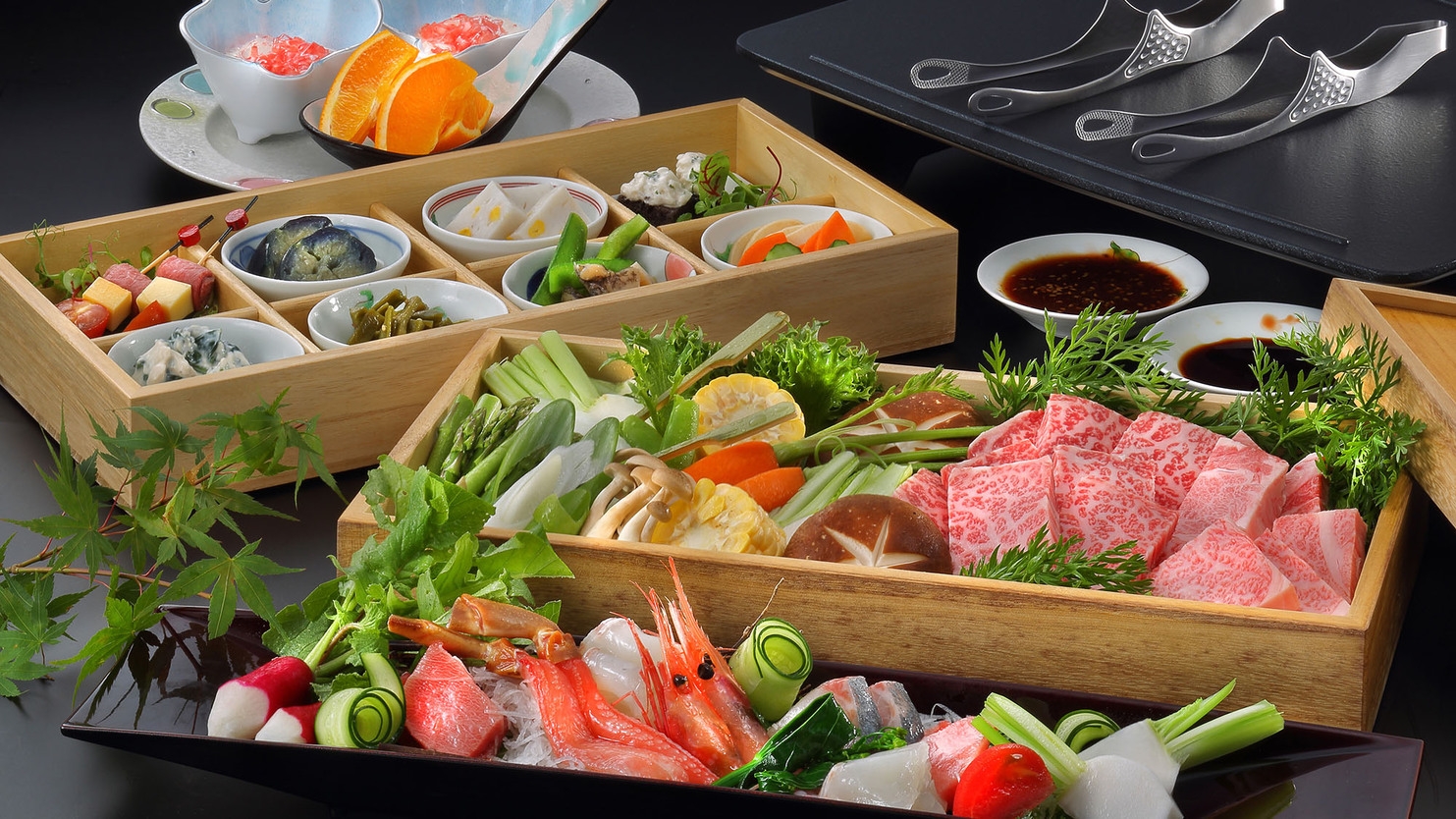 【一泊夕食付】ご夕食はヴィラで！地元銘牛を食べ比べ！＜お部屋食＞