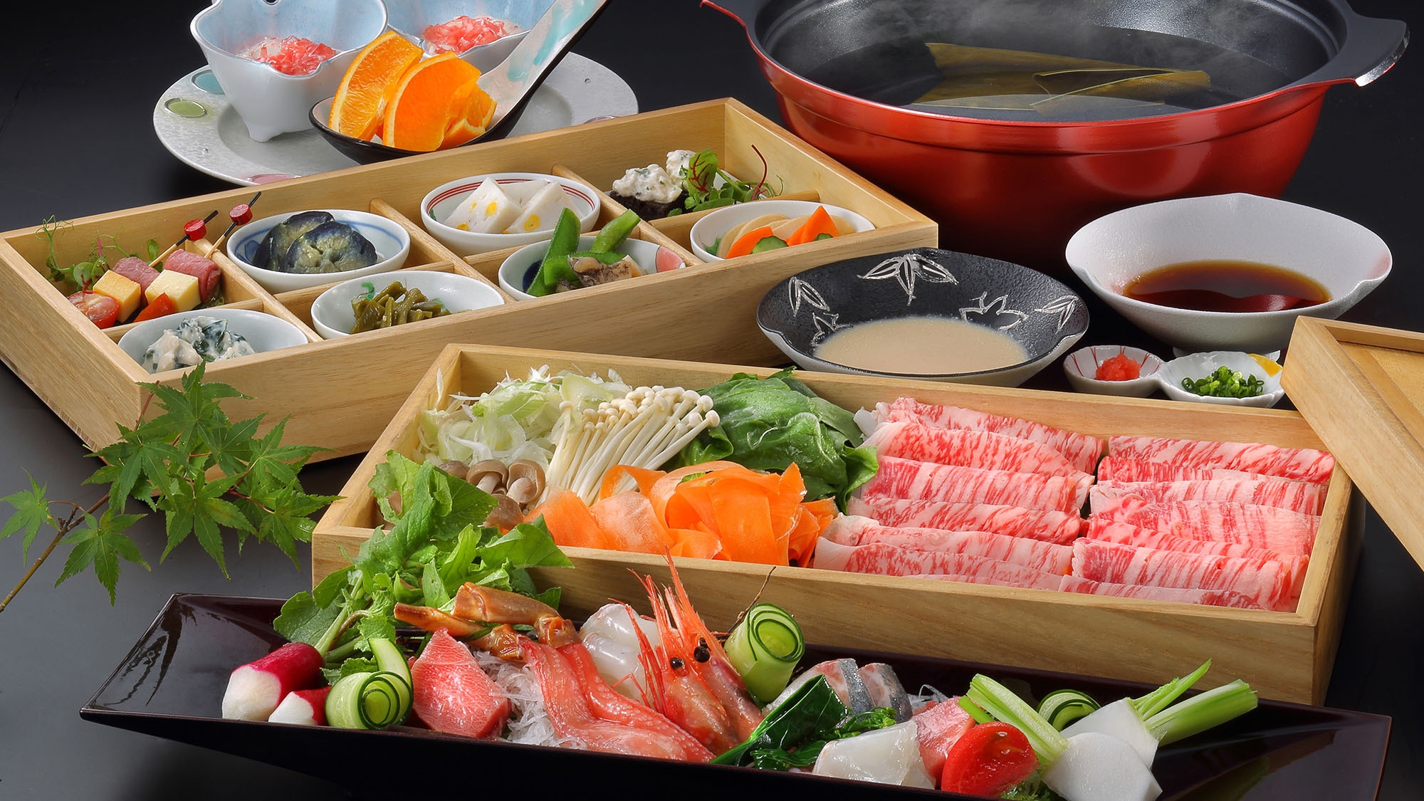 【一泊夕食付】ご夕食はヴィラで！地元銘牛を食べ比べ！＜お部屋食＞