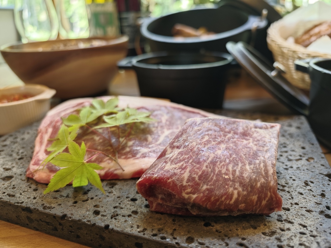 【1泊2食！富士桜ポーク・甲州牛ご当地BBQプラン】ターコイズ