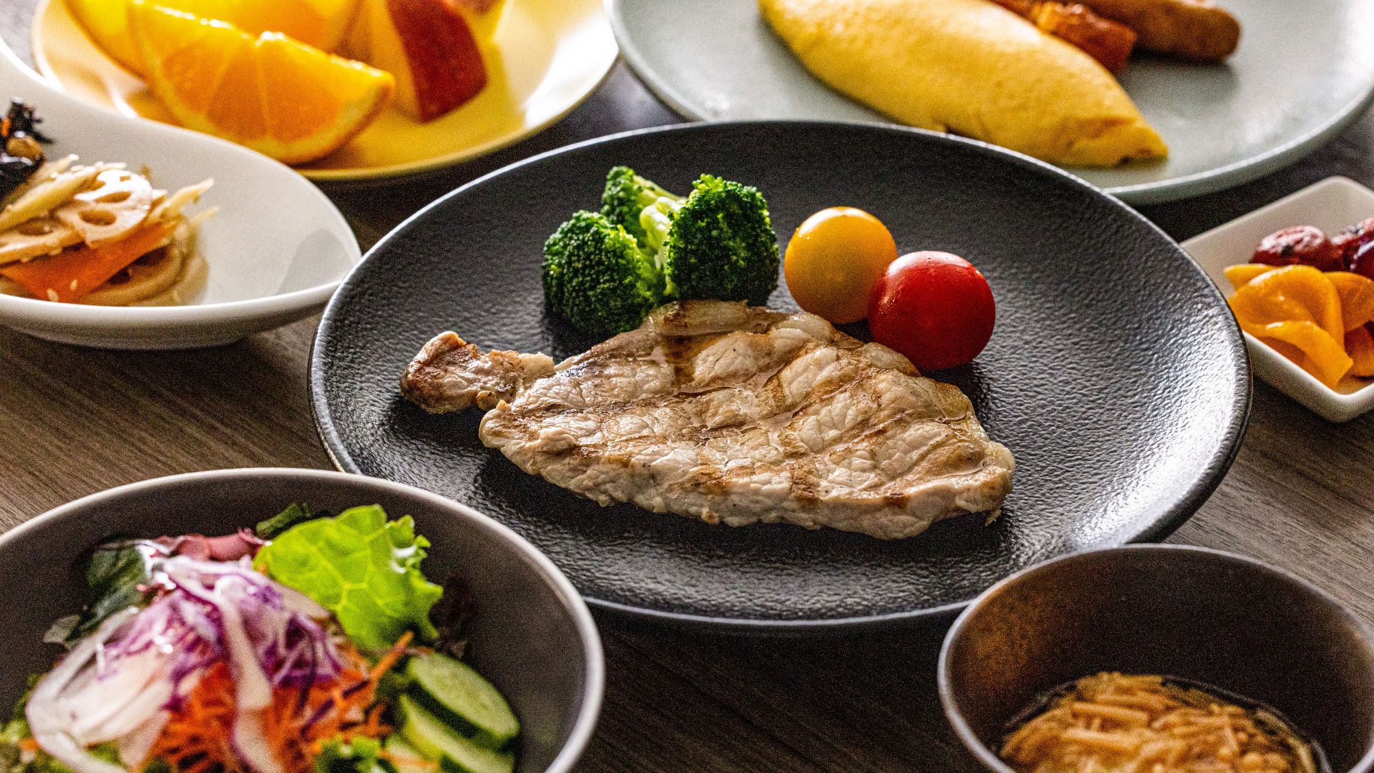 ケッヘル_朝食ポークステーキ