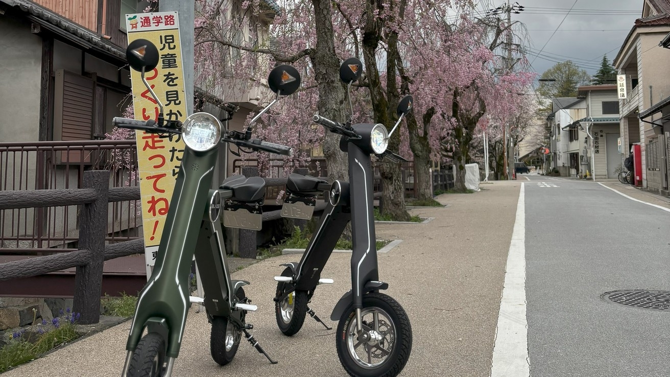 【シガリズム体験】レンタルEVバイクで市内を探検プラン