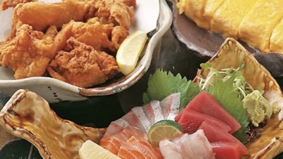 【２食付き】商店街を満喫！！ふじやさんの飲み放題付きプラン