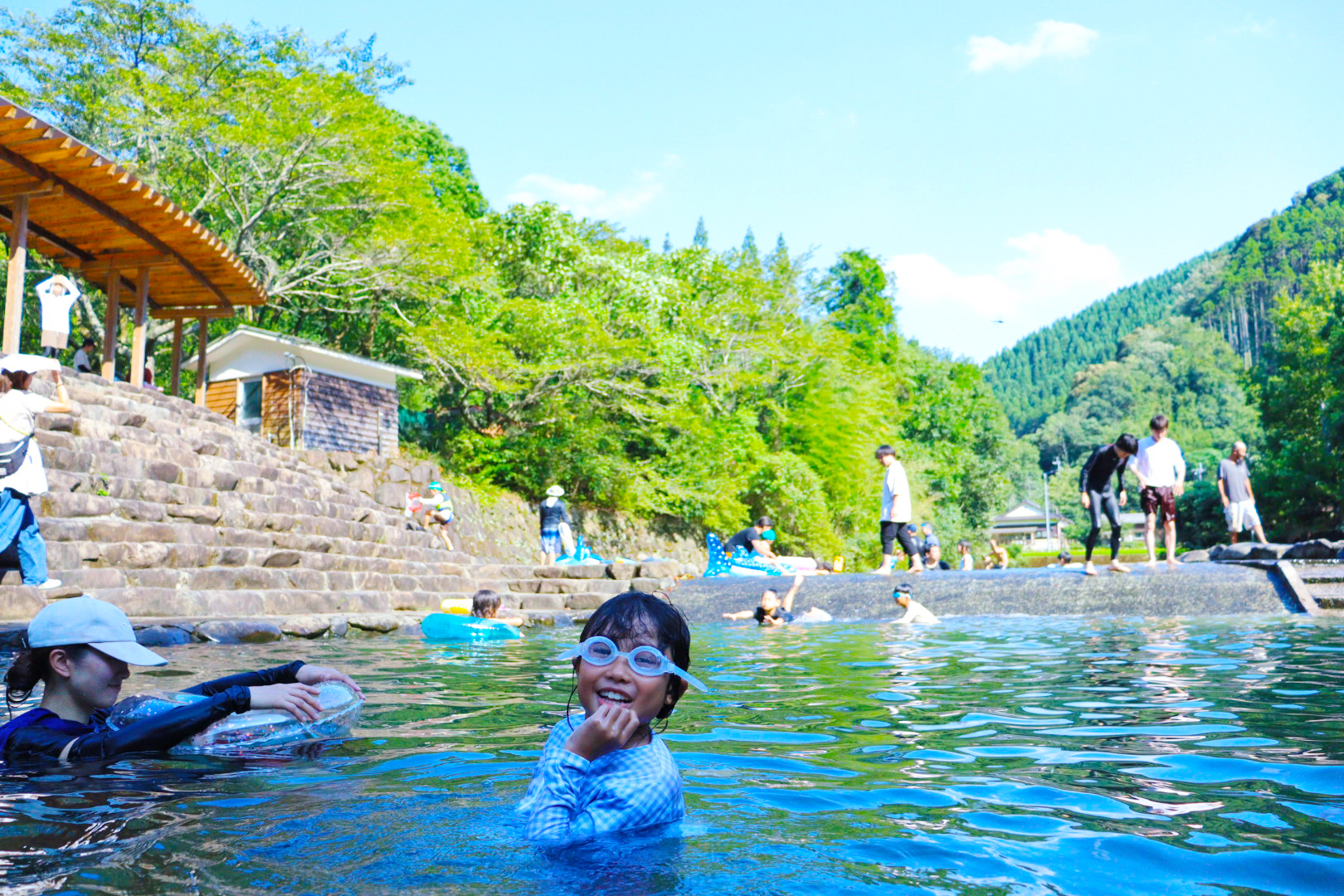 河川プール