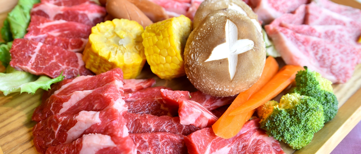 1泊2食付夕食は焼肉プラン