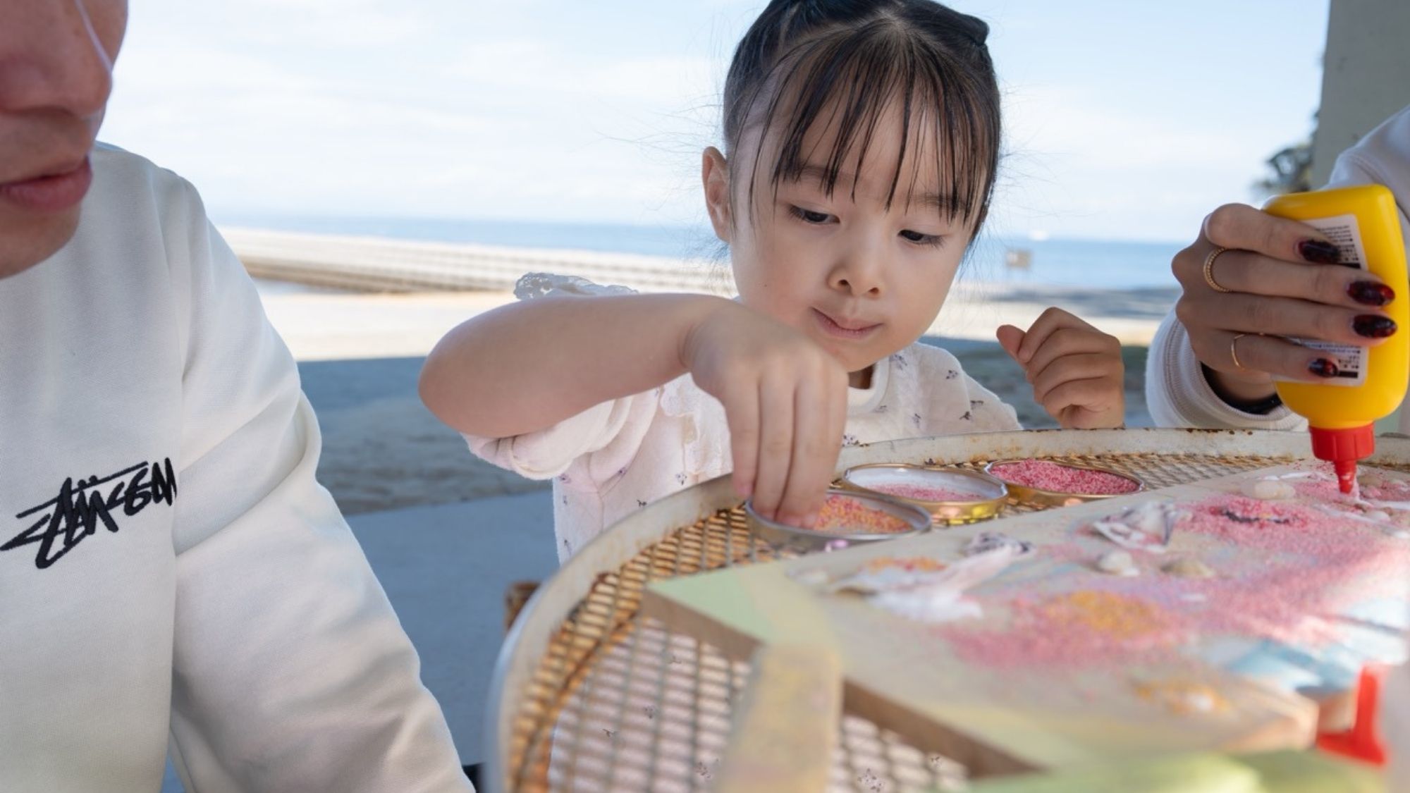 海の素材を使ったクラフト体験