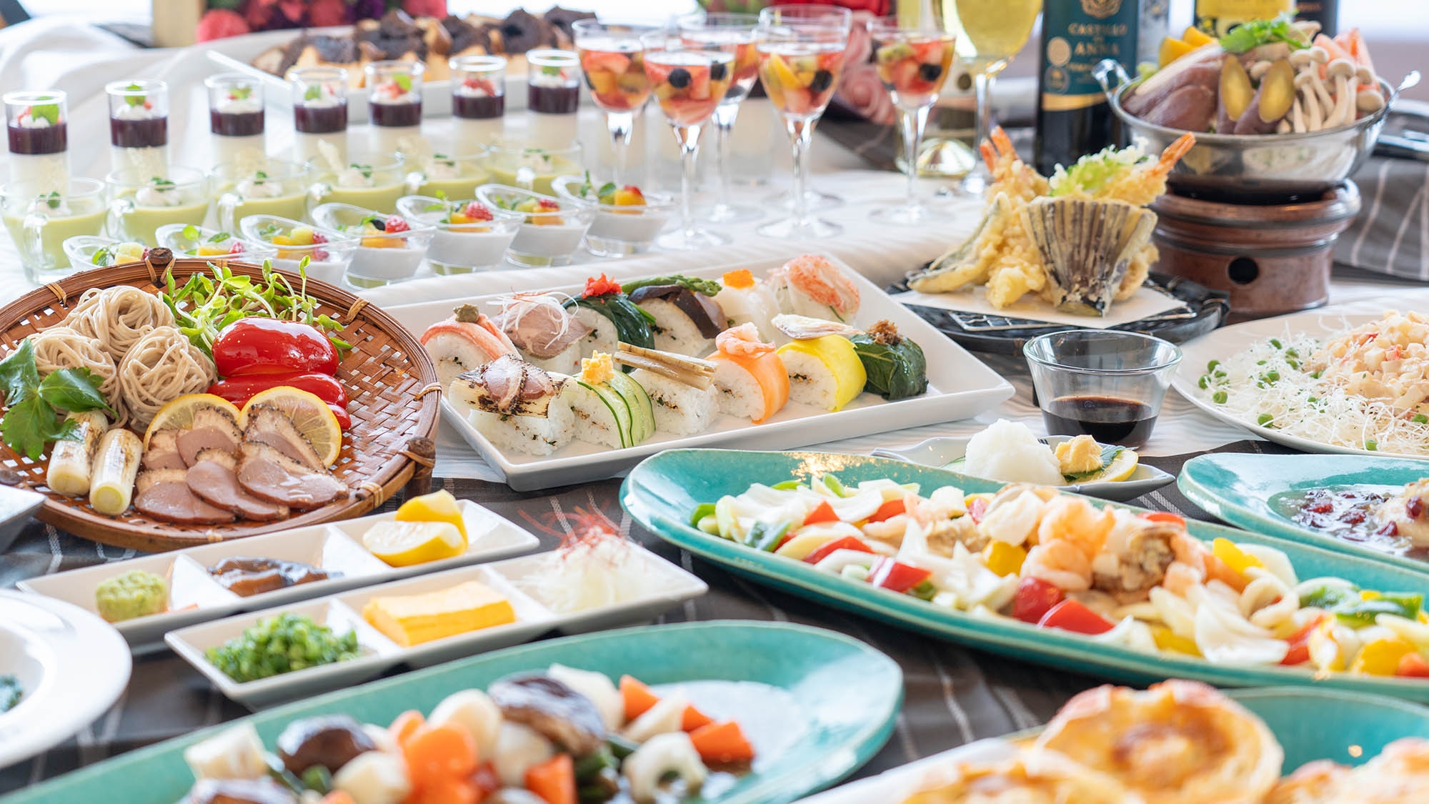 【朝夕2食付】季節の味覚♪芸北地域の「旬」をバイキングで満喫満腹★広島の温泉＆自然＆食をご体感！