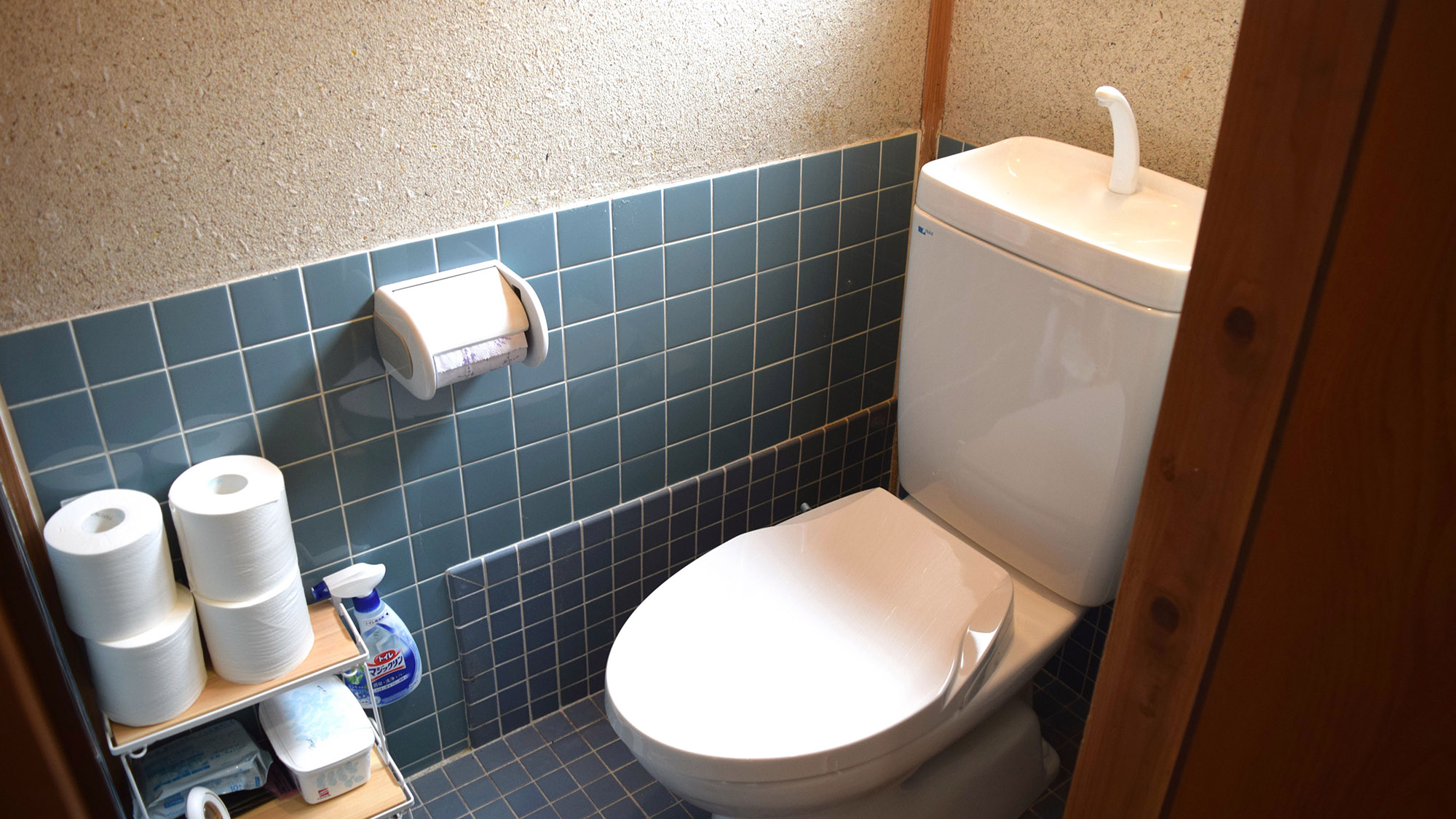 ・【トイレ】備品はコンパクトに纏めています