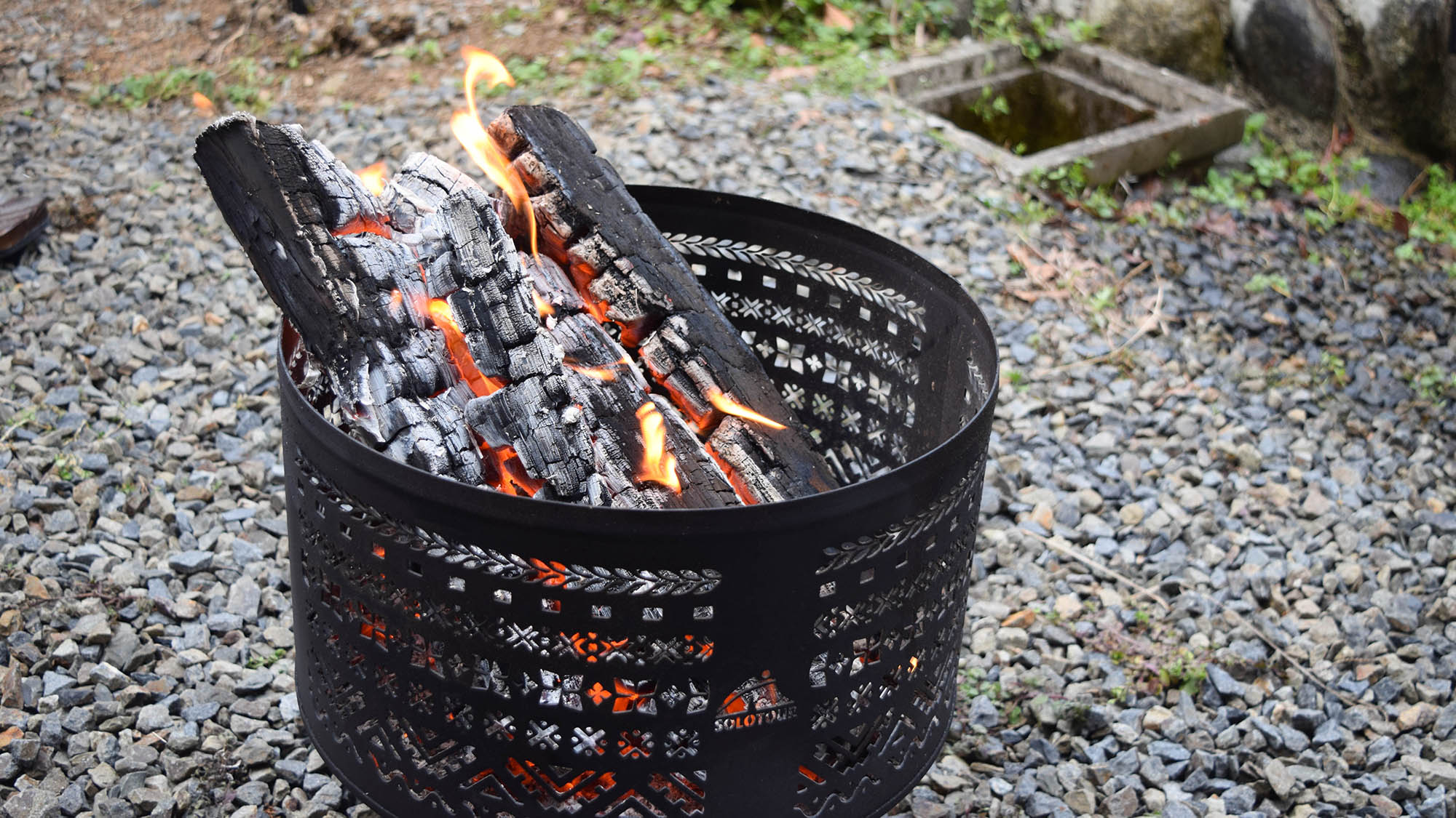 ・【焚火】炎は調理に使っても良いですね/ずっと見つめていられます