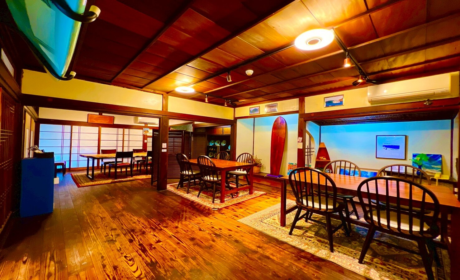 館内のお食事処「和風レストランBlue」