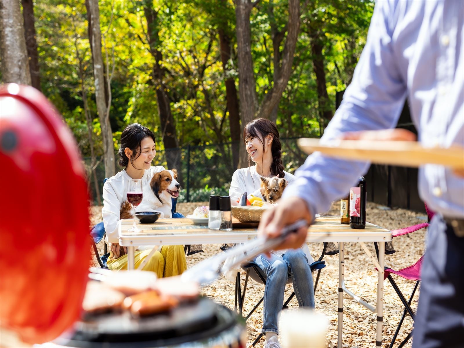 【夕食　那須黒毛和牛BBQセット付き】お肉のプロが厳選した那須黒毛和牛や地元食材を愛犬とご一緒に♪