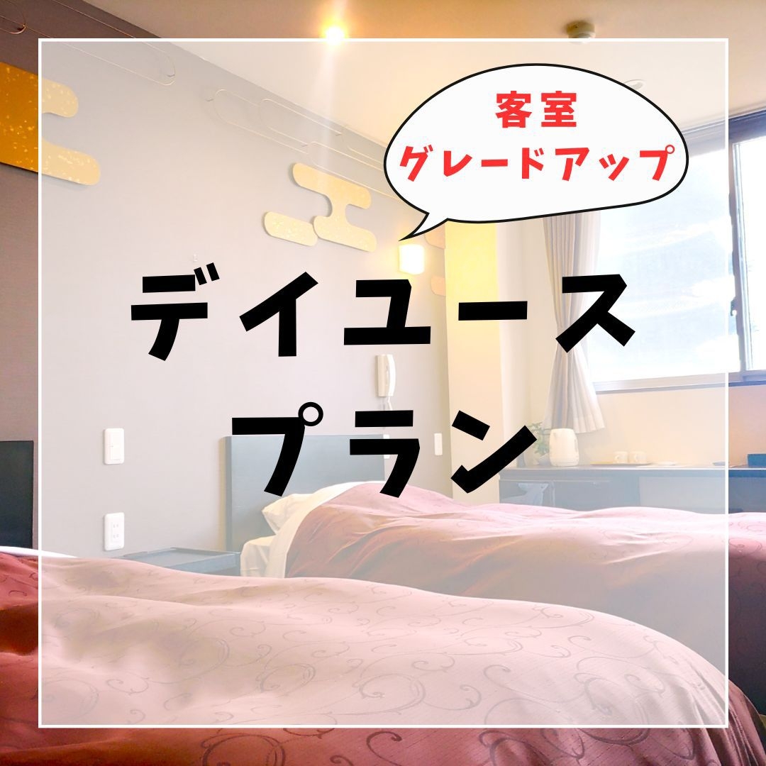 【室数限定】最大8時間！！日帰りデイユースアップグレードプラン♪【12時〜20時】　