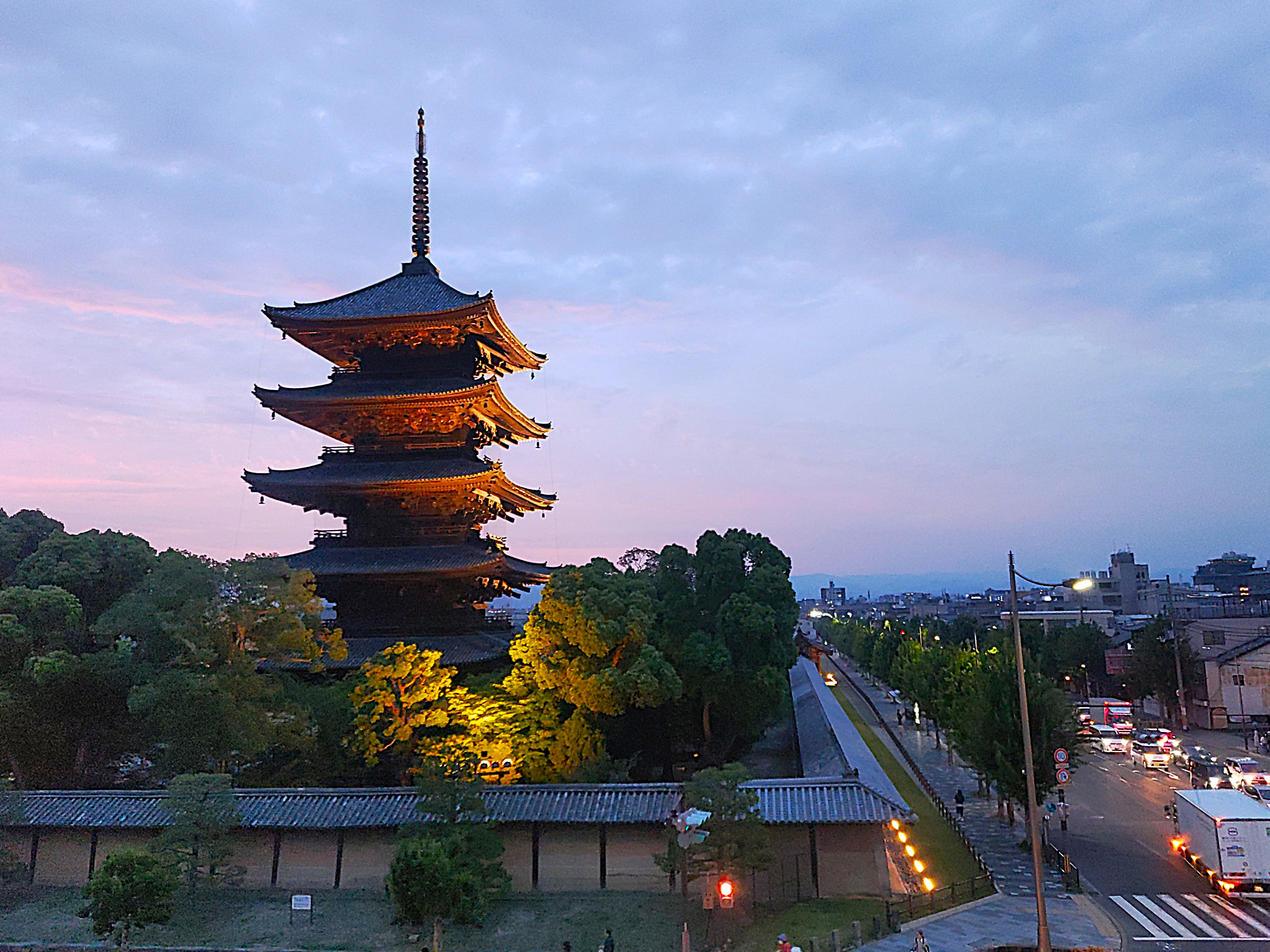ホテルからの眺望～夕焼け～