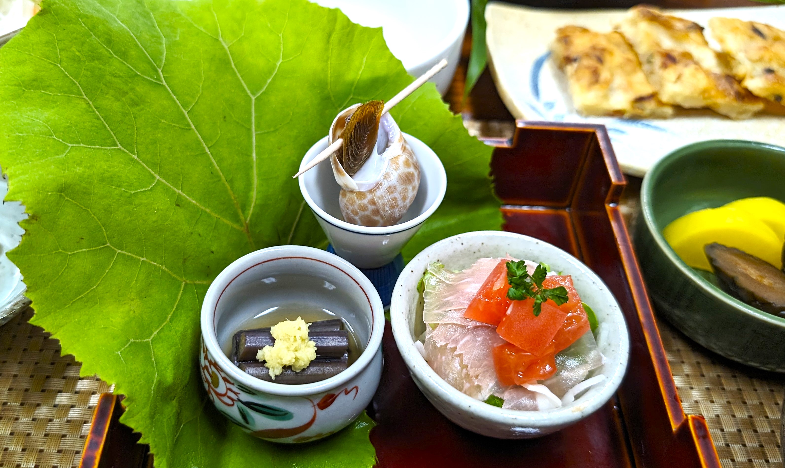 日ごろの疲れを癒す【くつろぎプラン】のご夕食　～　旬の３品