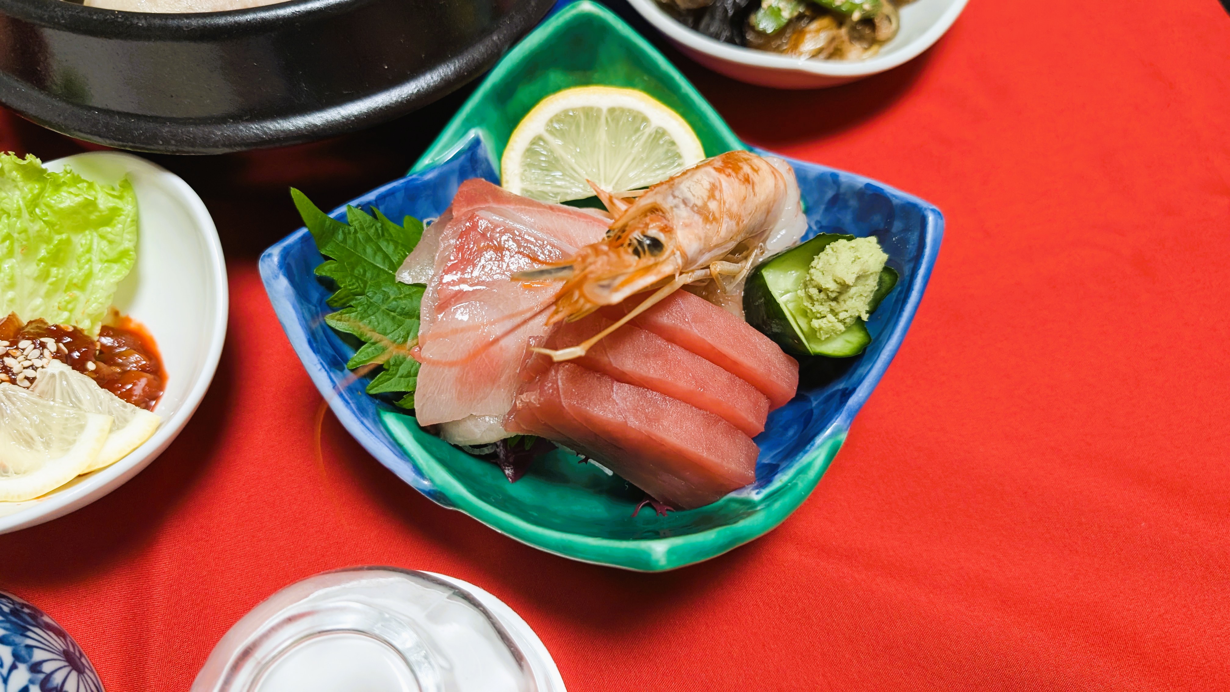 韓国料理：刺身