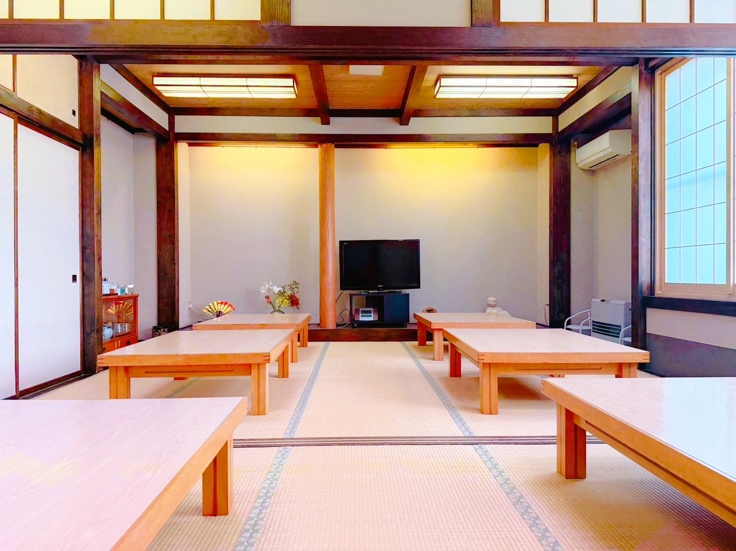 お食事処。夕食・朝食会場