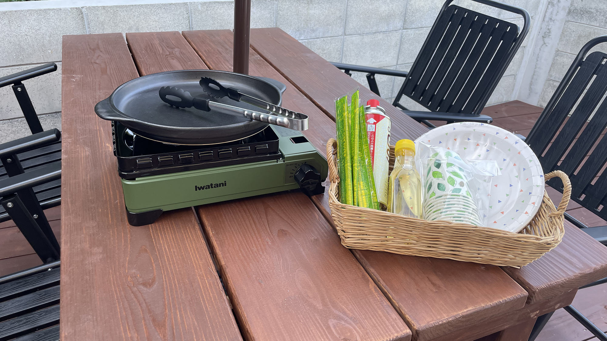 【BBQ機材一例】BBQの機材を貸し出しております（事前要予約）